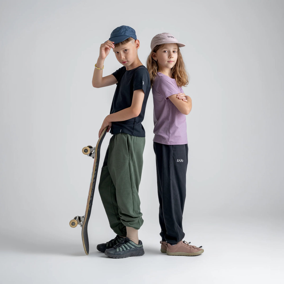 Amo Kid's Merino T-shirt — Blue
