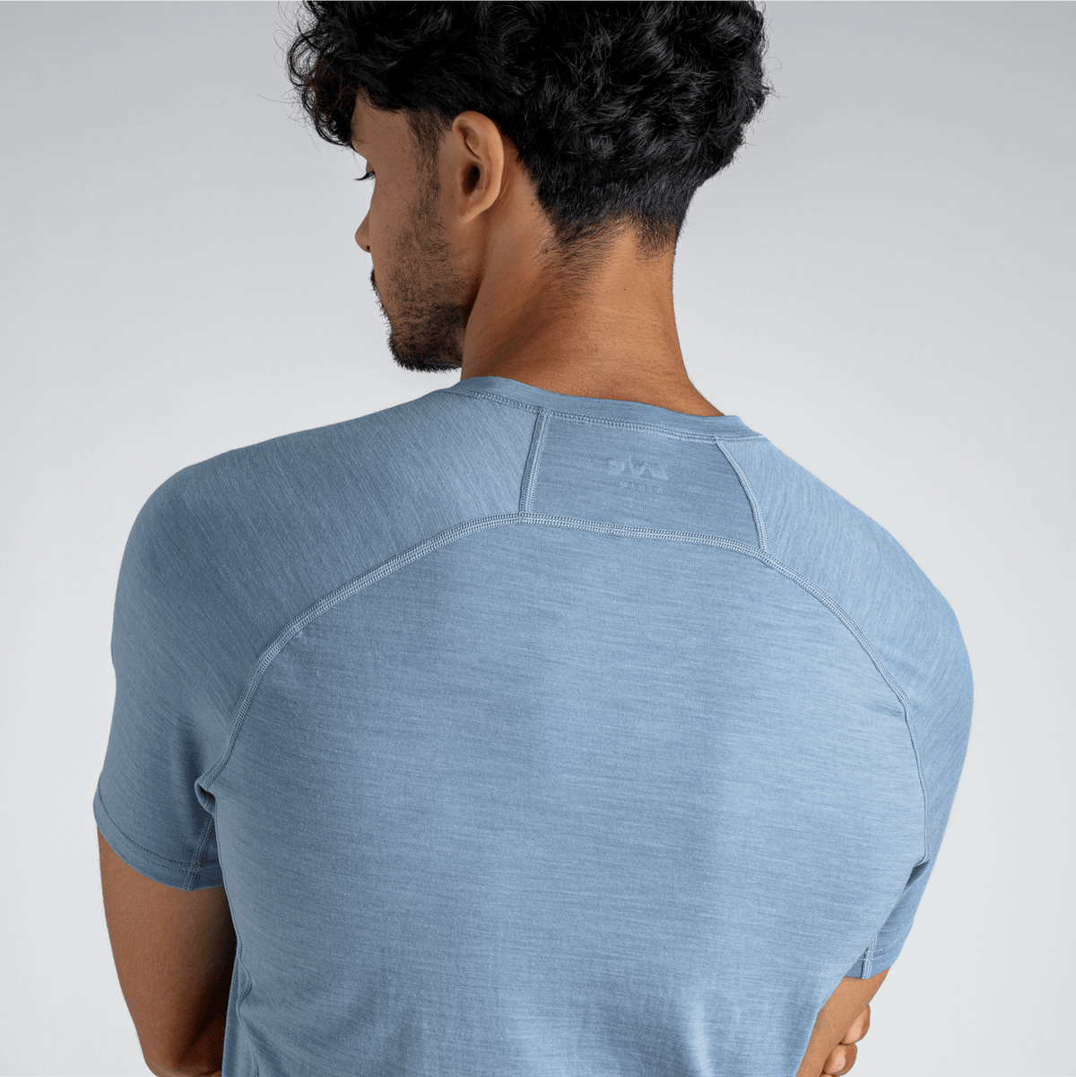 Senti Men's Merino T-shirt — Dove Grey