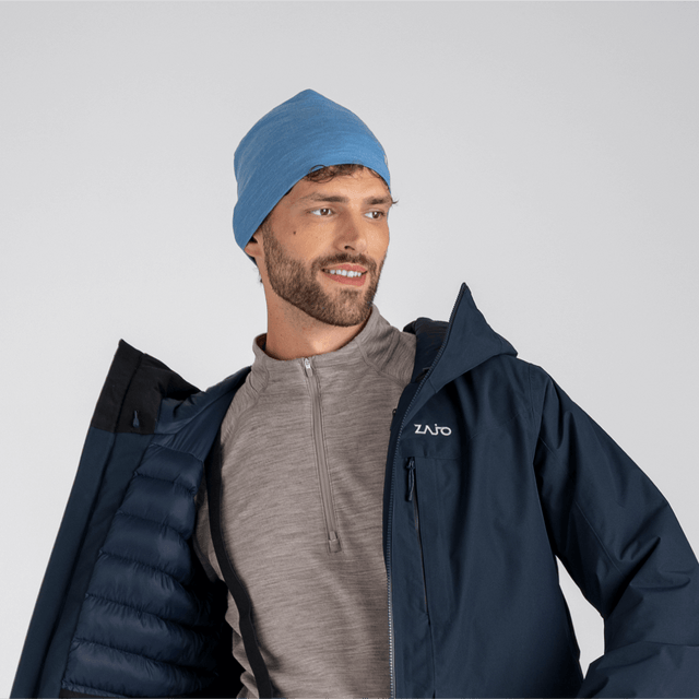 Senti Merino Beanie — Decadent Red