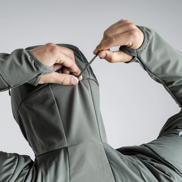 Spiro Men's Insulated Hybrid Jacket — Blue
