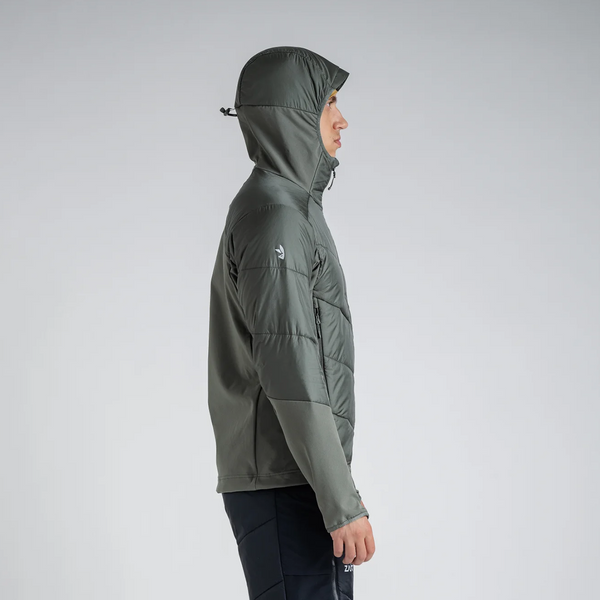 Spiro Men's Insulated Hybrid Jacket — Dove Grey