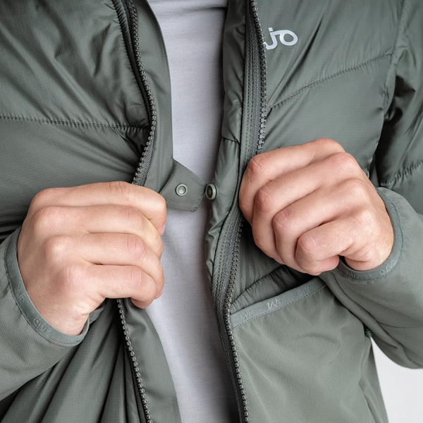 Spiro Men's Insulated Hybrid Jacket — Black