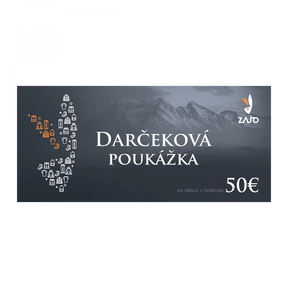 Darčeková poukážka 50 EUR