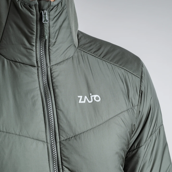 Spiro Men's Insulated Hybrid Jacket — Black