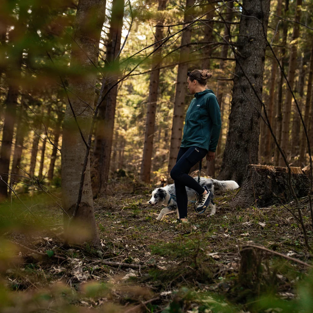 Amiko Women's Fleece Hooded Jacket — Golden Brown