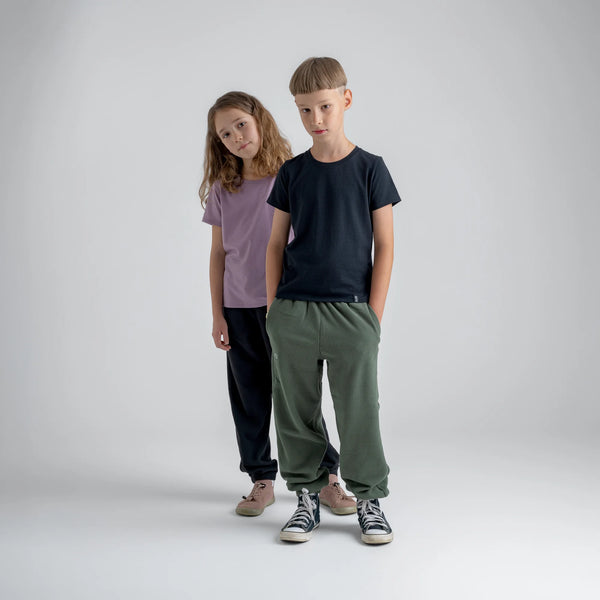 Amo Kid's Merino T-shirt — Blue