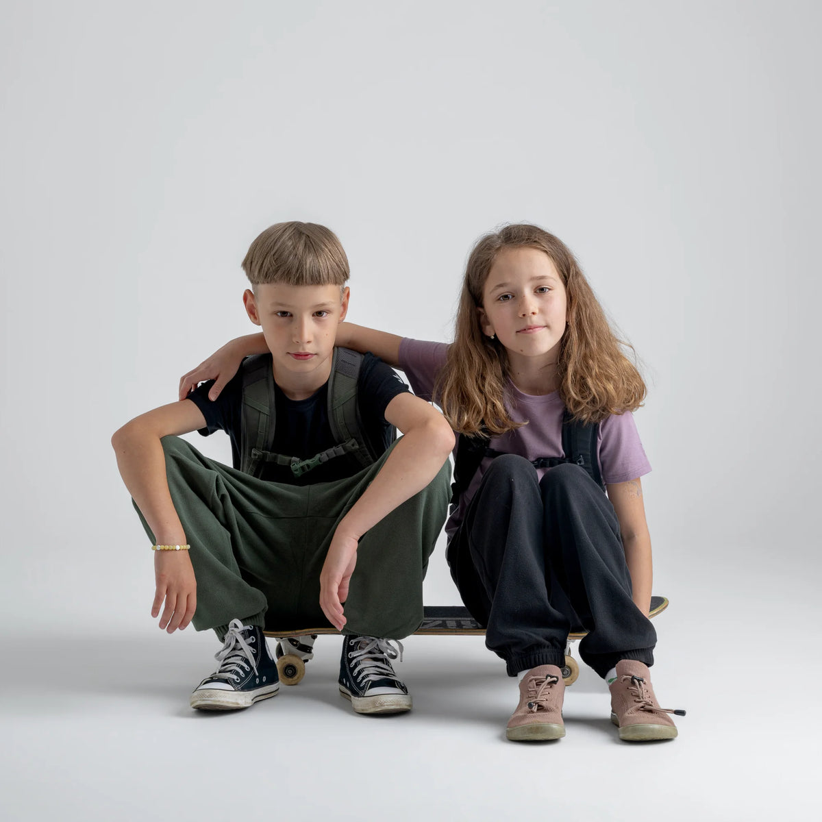 Amo Kid's Merino T-shirt — Blue
