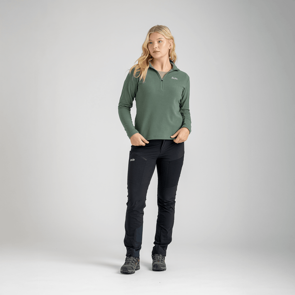 Auro Women's Fleece Zip Top — Tea Rose