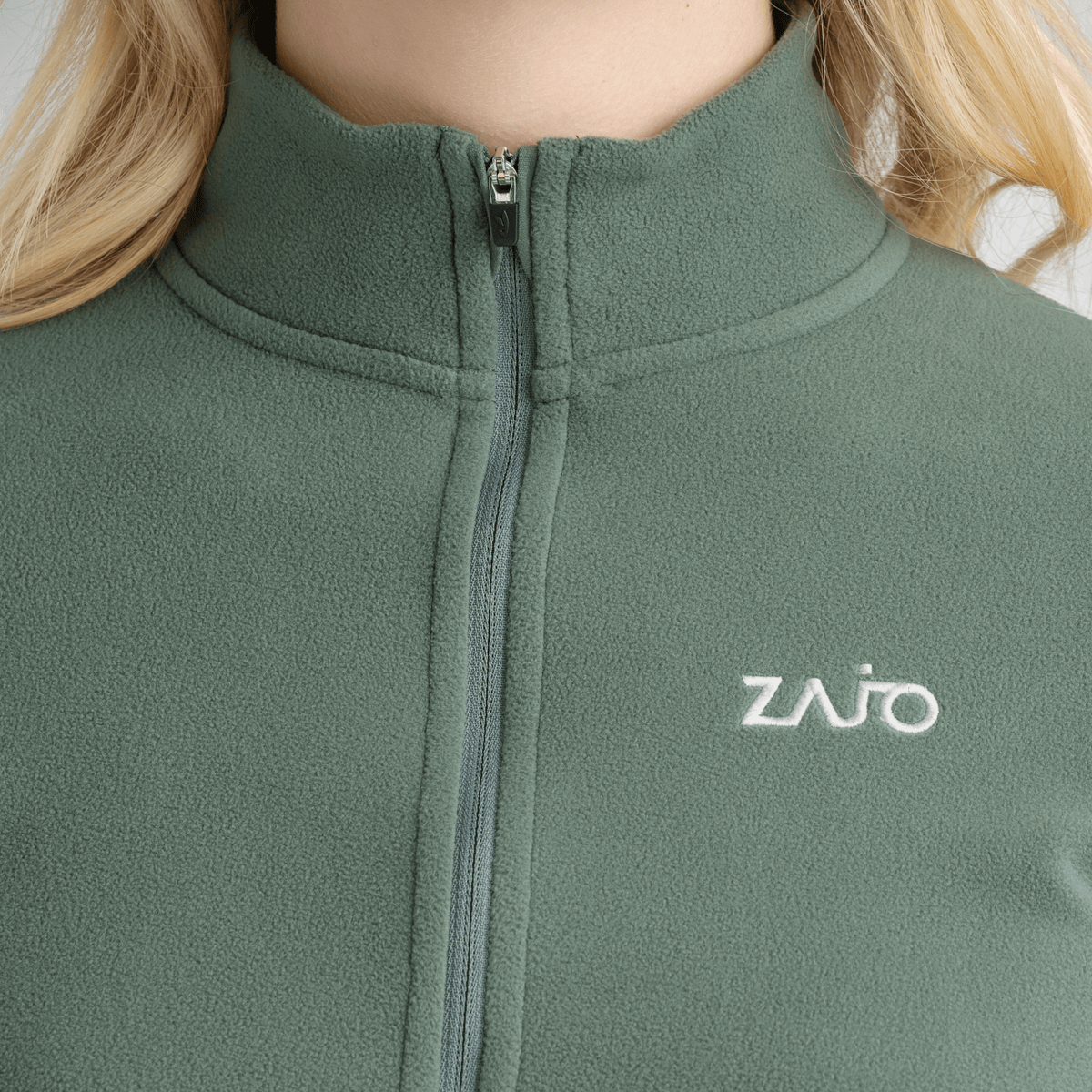 Auro Women's Fleece Zip Top — Beige