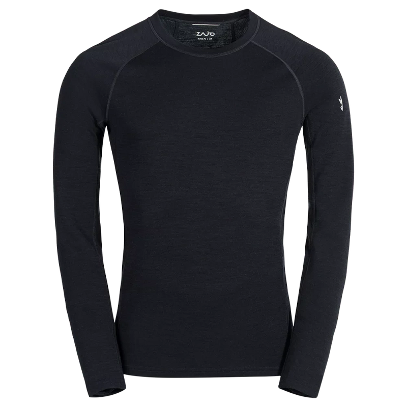 Hejma Men's Merino Longsleeve — Black