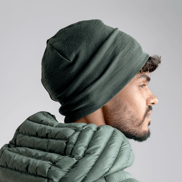 Hejma Merino Beanie — Grape Mauve