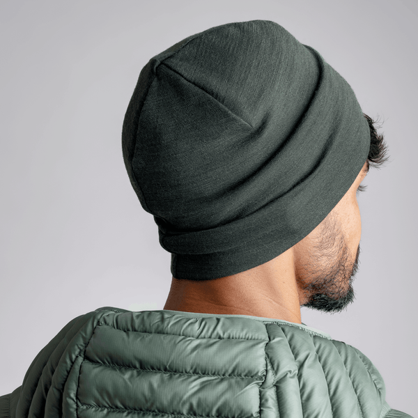 Hejma Merino Beanie — Dark Green