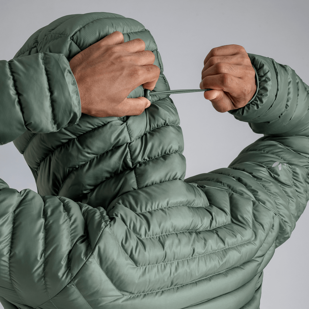 Nubaro Men's Insulated Hooded Jacket — Golden Brown