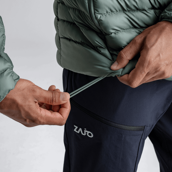 Nubaro Men's Insulated Hooded Jacket — Golden Brown