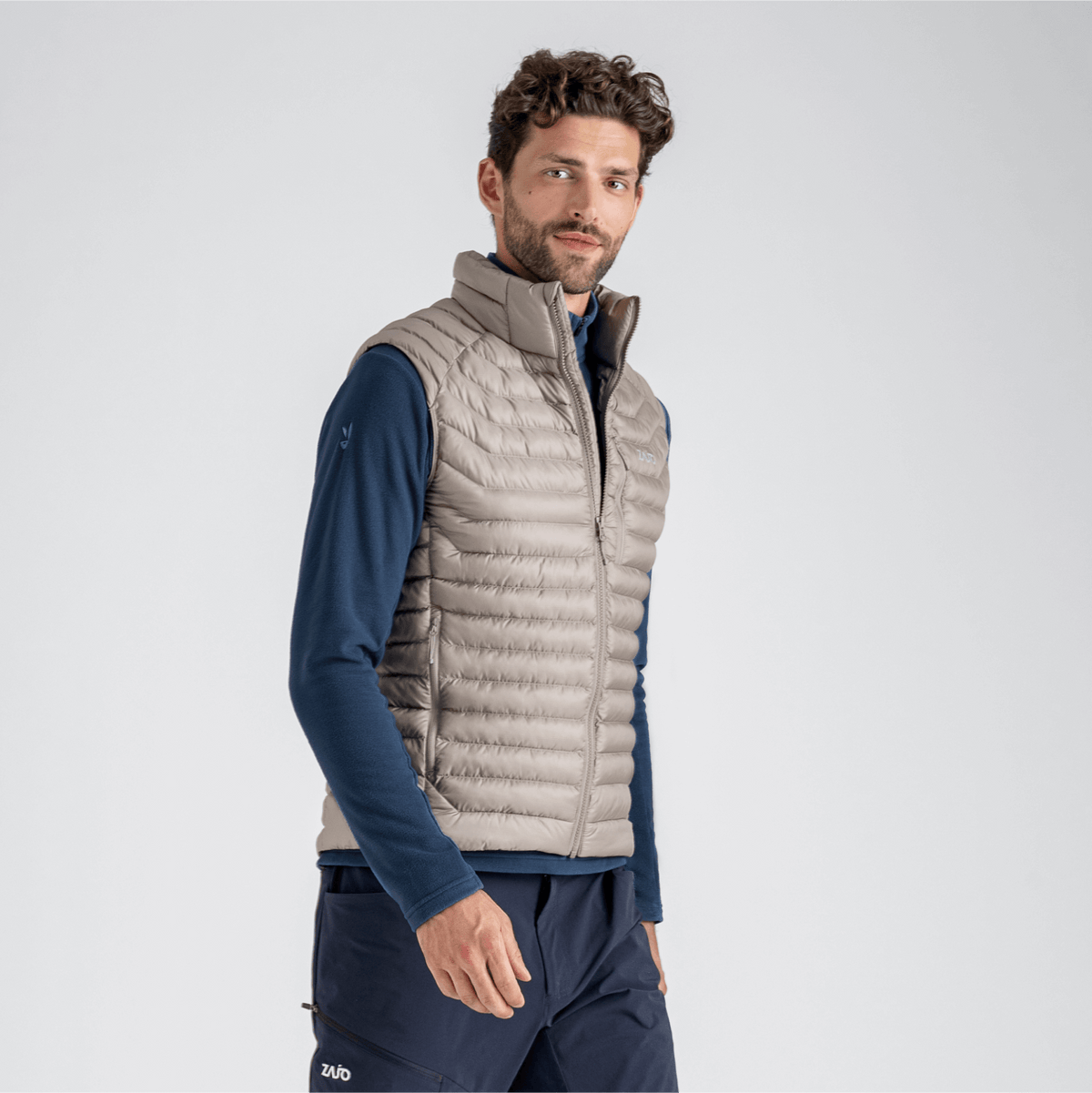 Nubaro Men's Insulated Vest — Navy