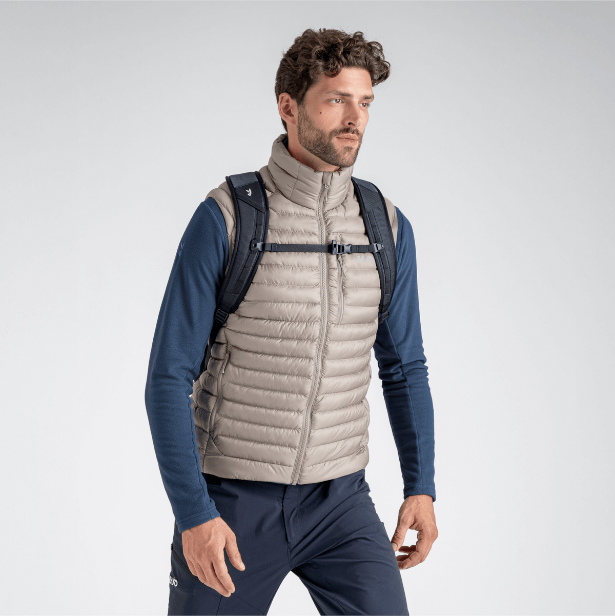 Nubaro Men's Insulated Vest — Thyme Green