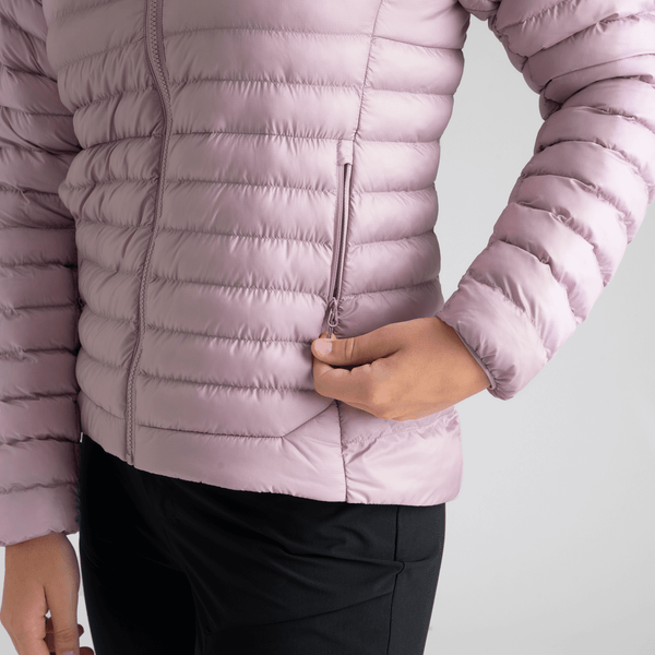 Nubaro Women's Insulated Hooded Jacket —  Lila Haze
