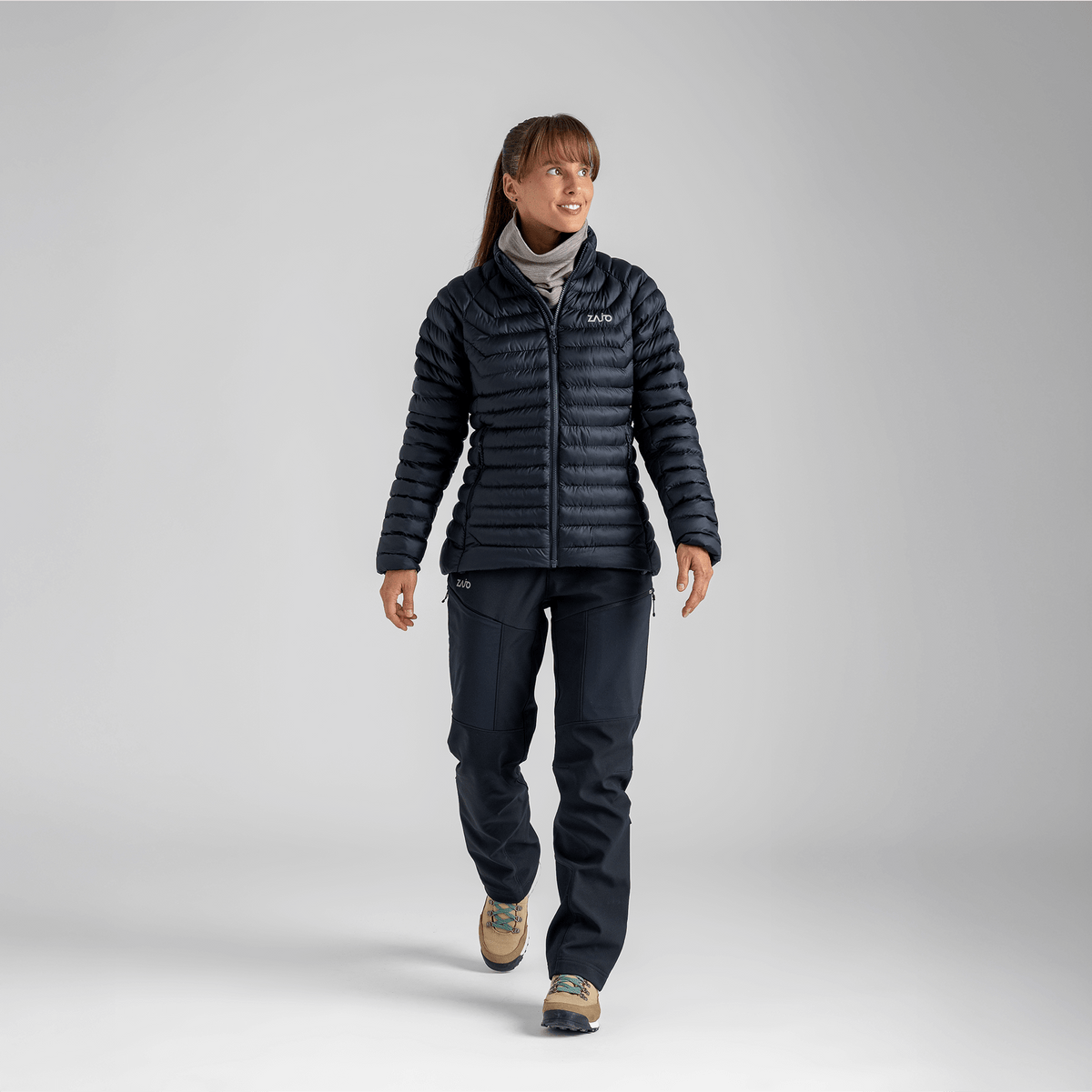 Nubaro Women's Insulated Jacket — Taupe Beige