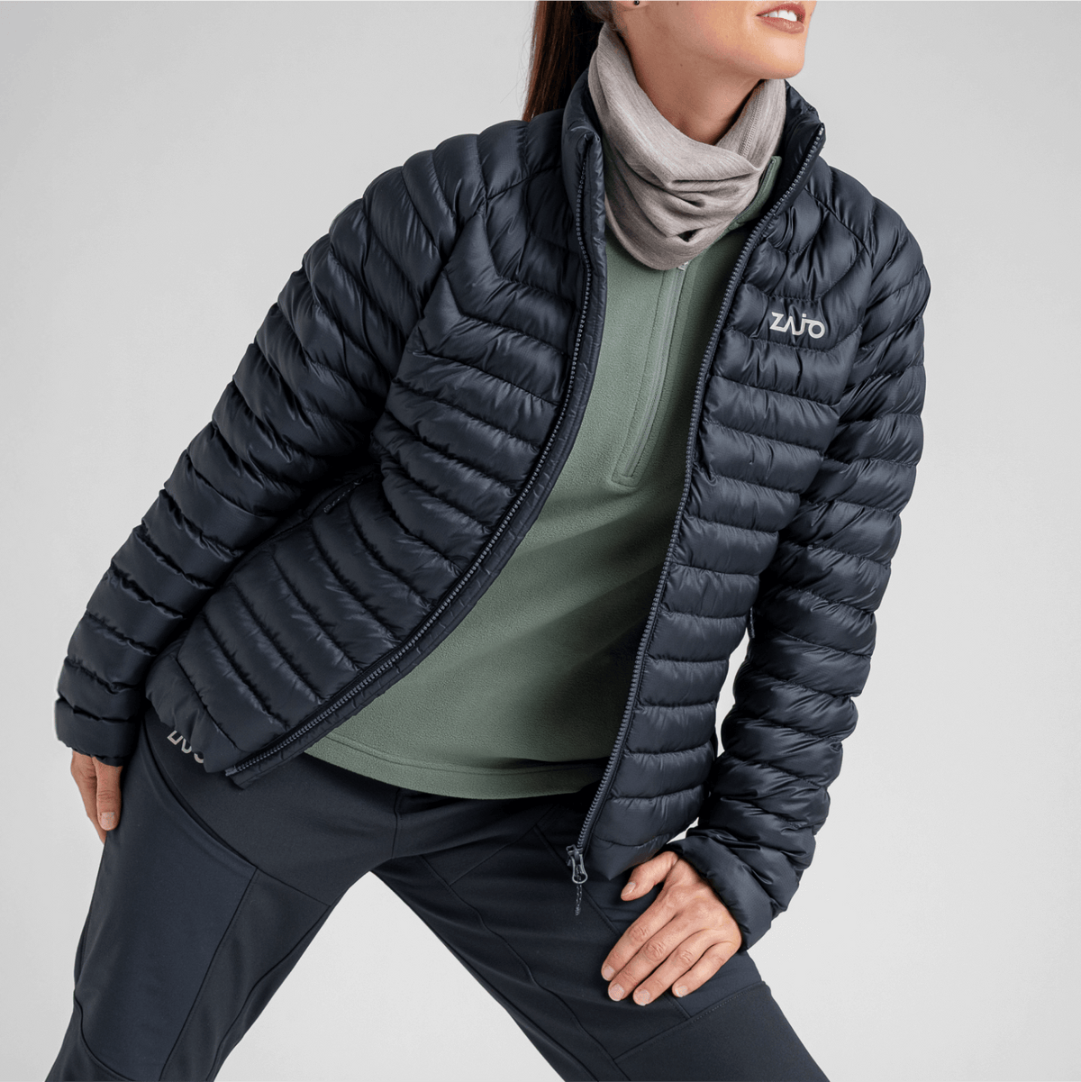 Nubaro Women's Insulated Jacket — Taupe Beige