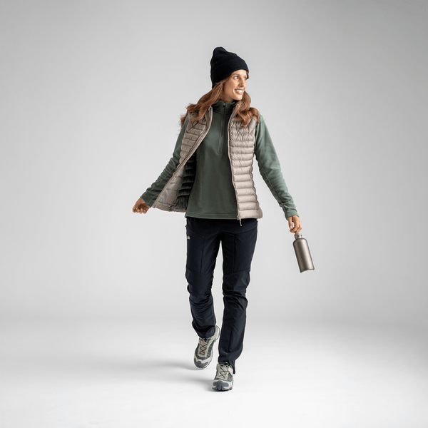 Nubaro Women's Insulated Vest — Golden Brown