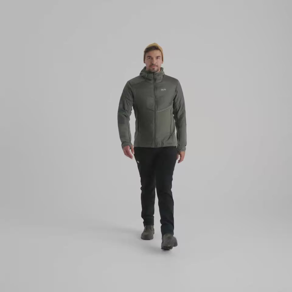 Spiro Men's Insulated Hybrid Jacket — Thyme Green