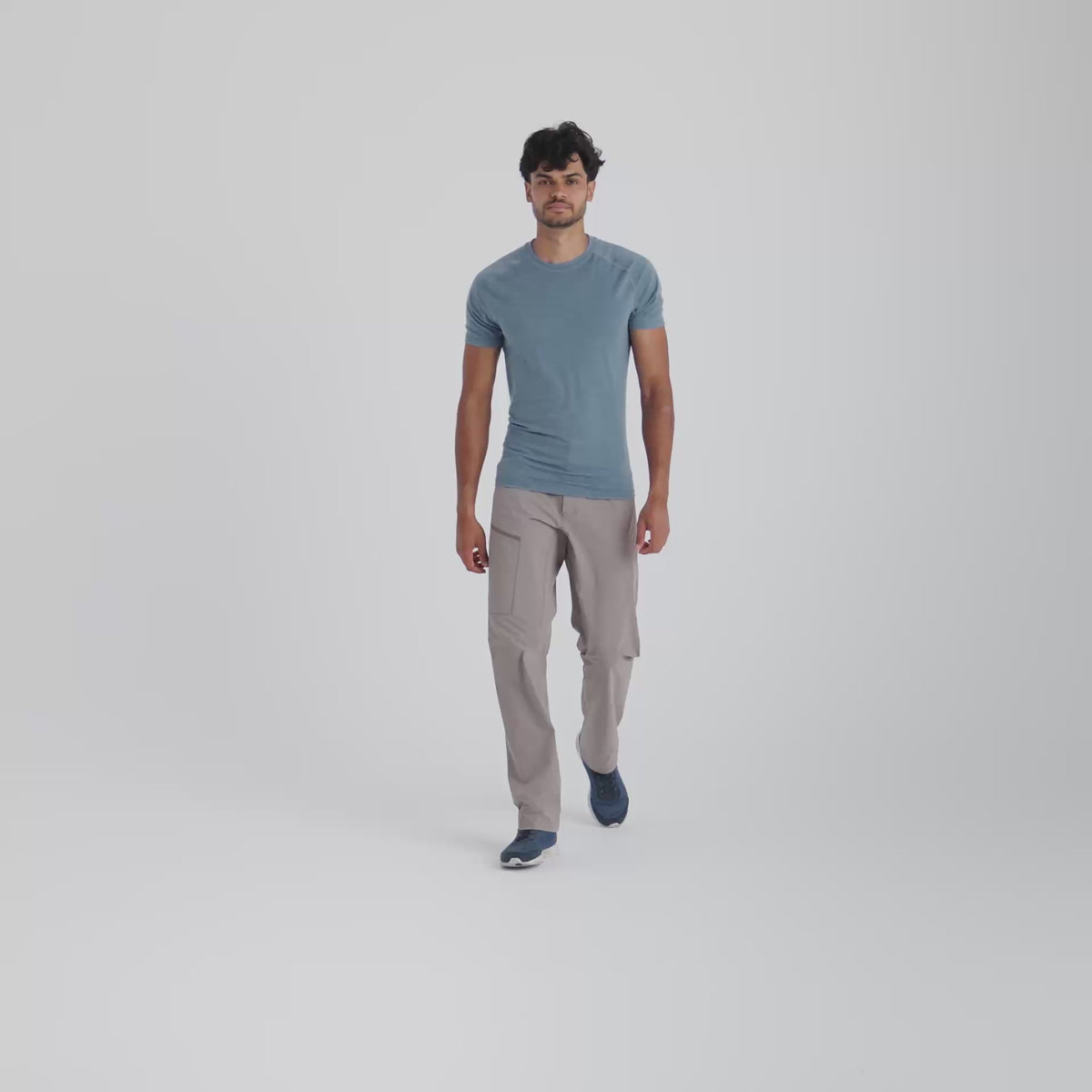 Senti Men's Merino T-shirt — Dove Grey