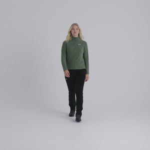 Auro Women's Fleece Zip Top — Tea Rose