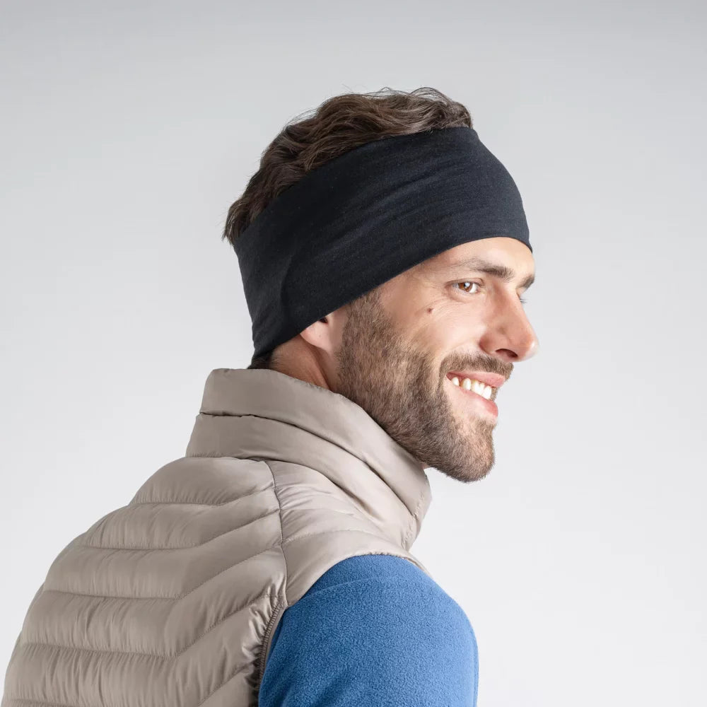 Senti Merino Headband — Amber Gold