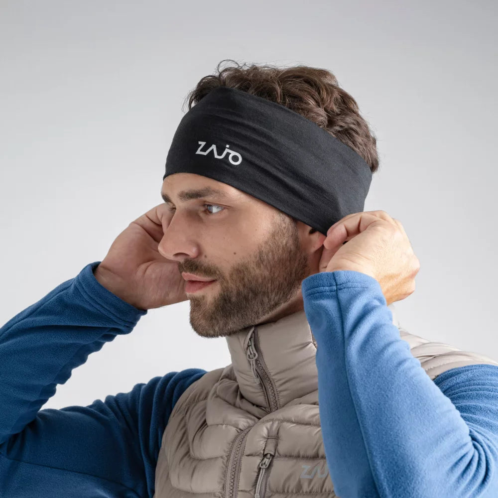 Senti Merino Headband — Dark Navy