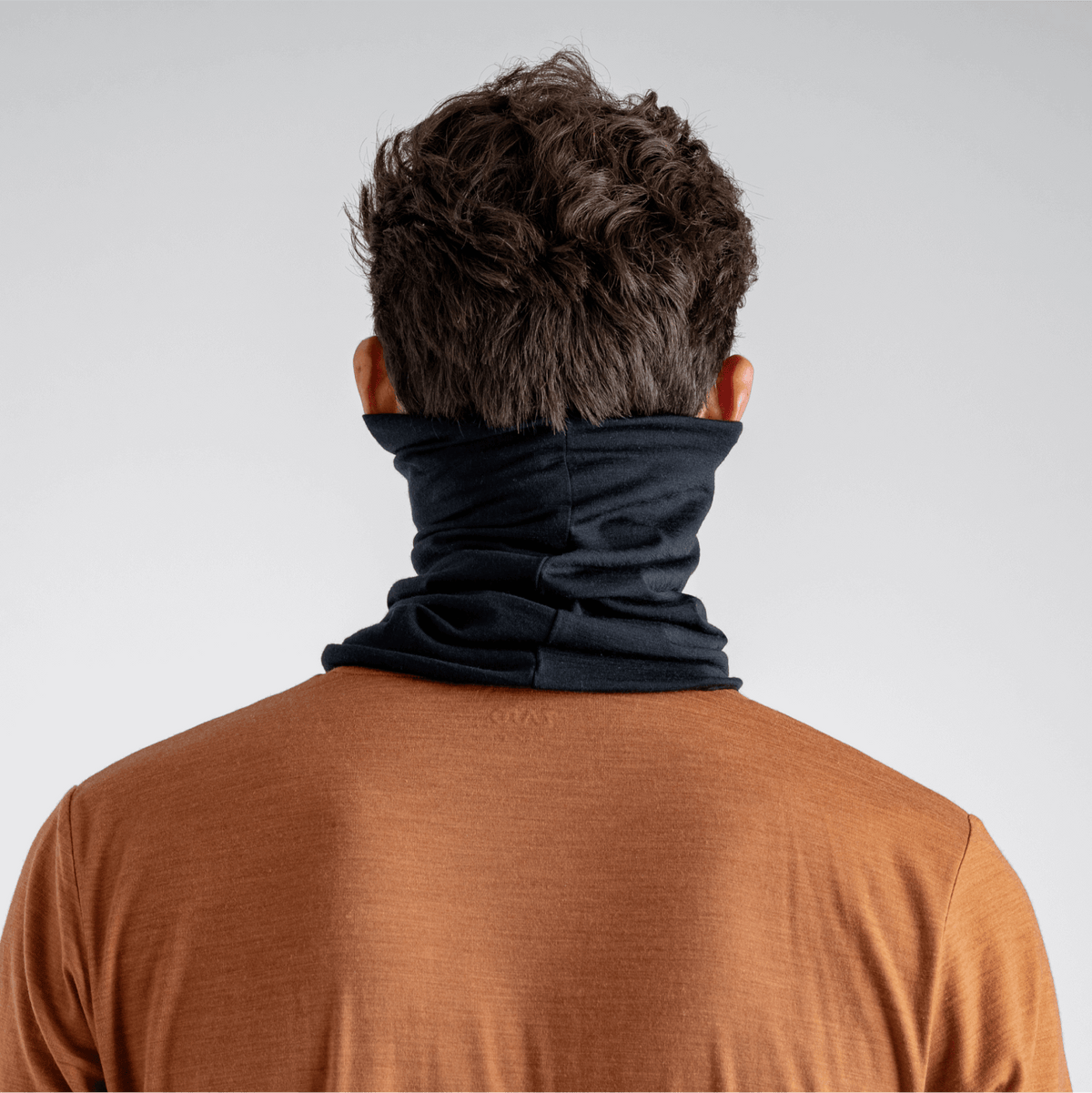 Senti Merino Neckwarmer — Dark Navy