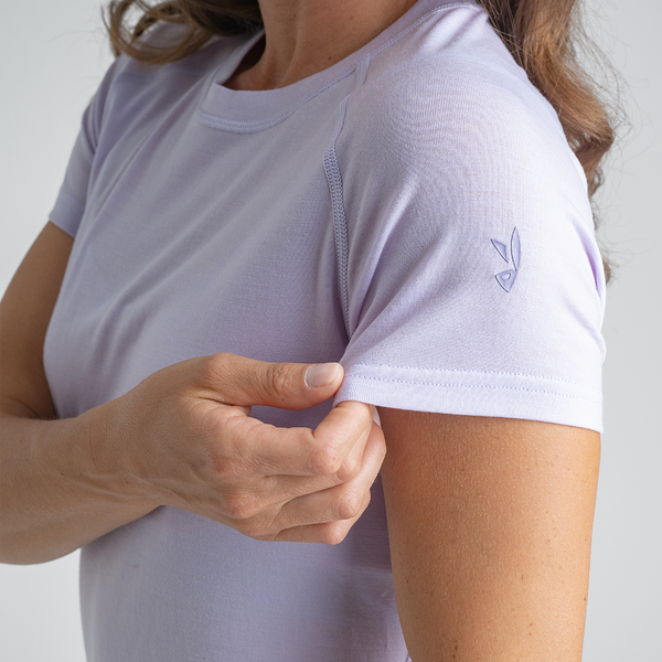 Senti Women's Merino T-shirt — Purple